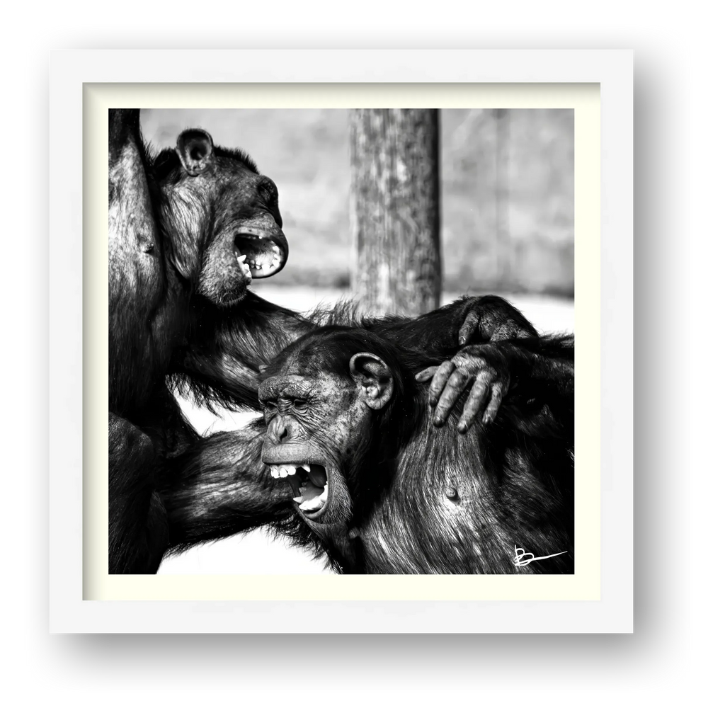 The Laughing Policemen — framed