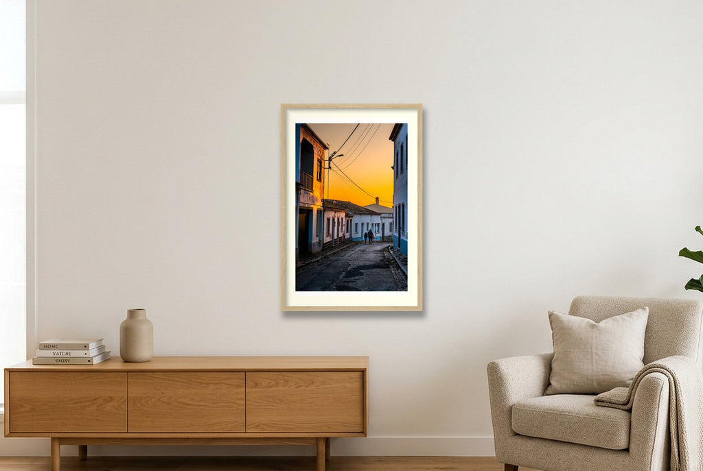 In To The Molten Sunset — 40×60cm, 16×24" Oak Frame