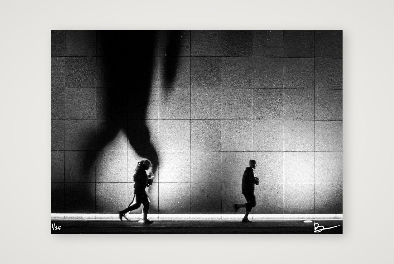 Running From Your Demons — 100×70cm, 39×28" Print only
