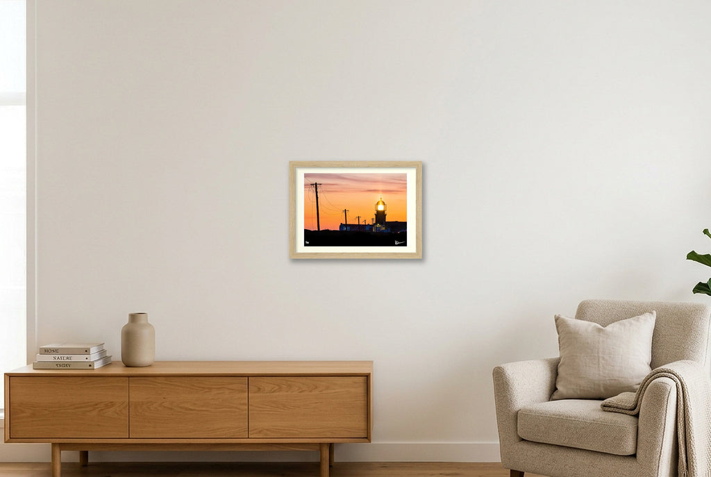 The Sagres Signal — A4 (30×21cm, 12×8") Oak Frame