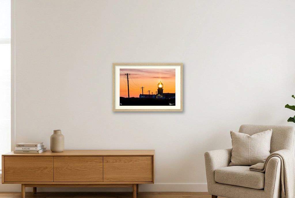 The Sagres Signal — 45×30cm, 18×12" Oak Frame