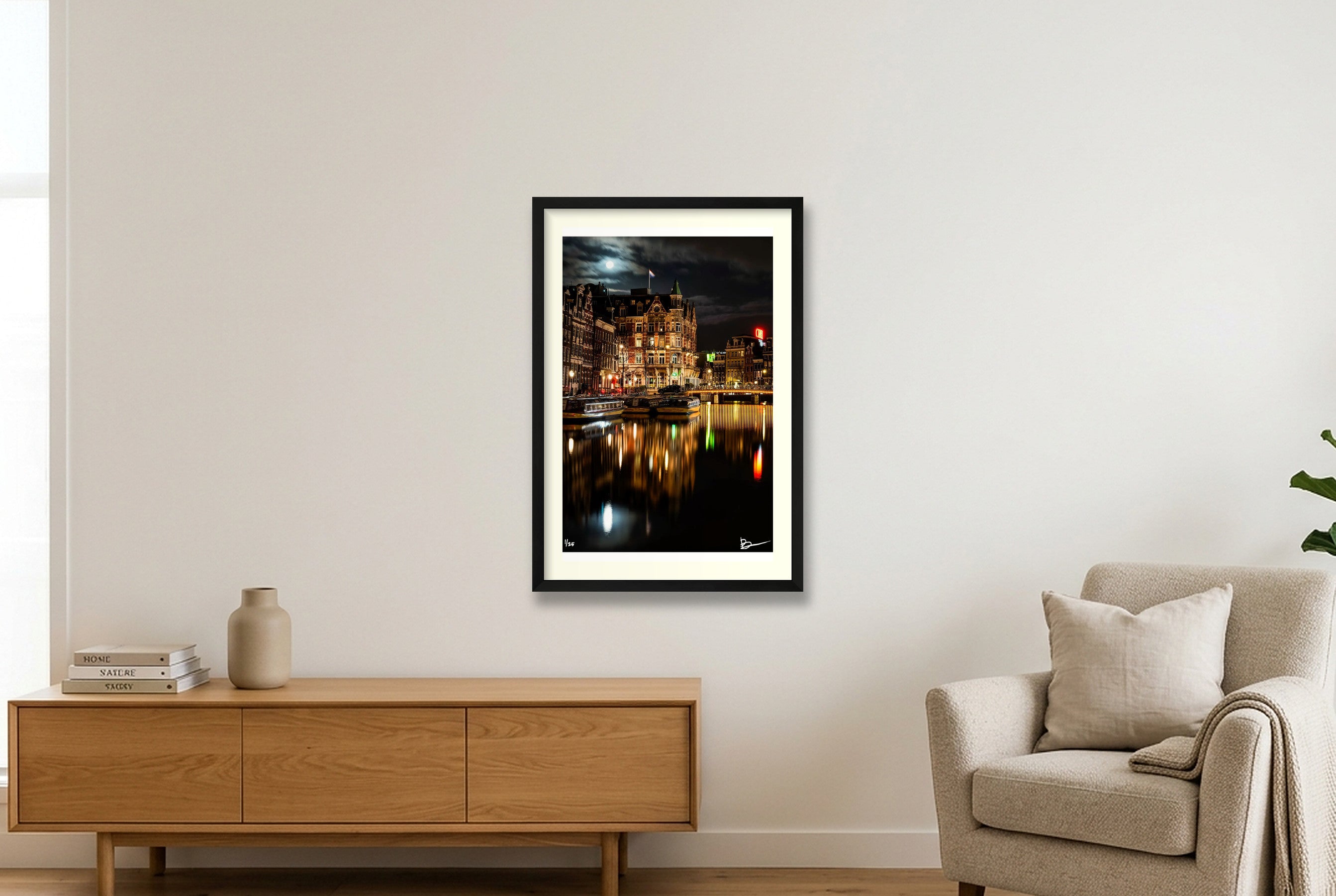 Hotel, Motel, Holidaying — 40×60cm, 16×24" Black Frame