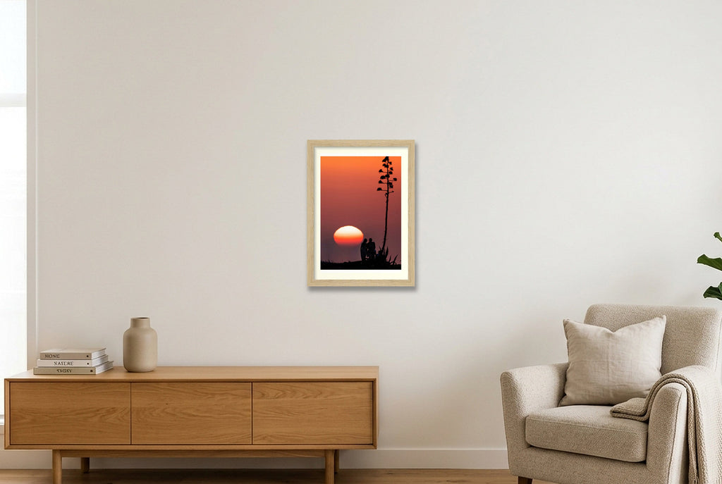 Swelling Orchestral Soundtrack — A4 (21×30cm, 8×12") Oak Frame