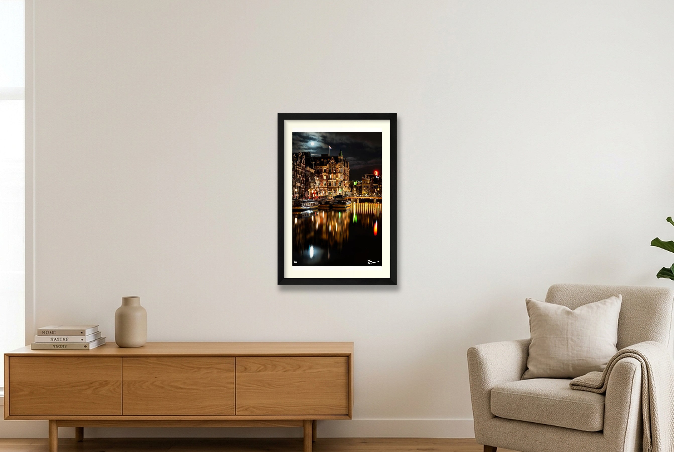 Hotel, Motel, Holidaying — 30×45cm, 12×18" Black Frame