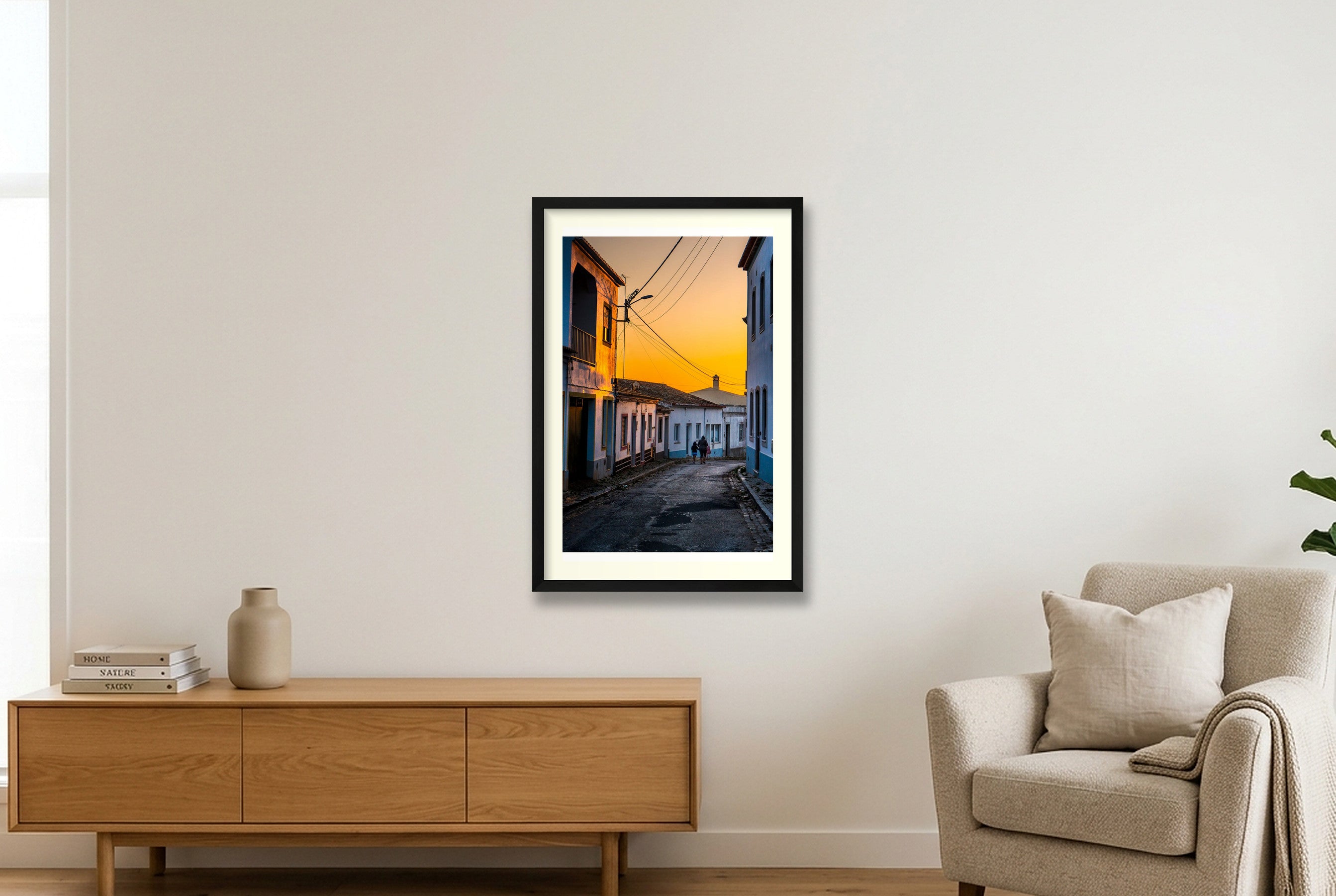 In To The Molten Sunset — 40×60cm, 16×24" Black Frame