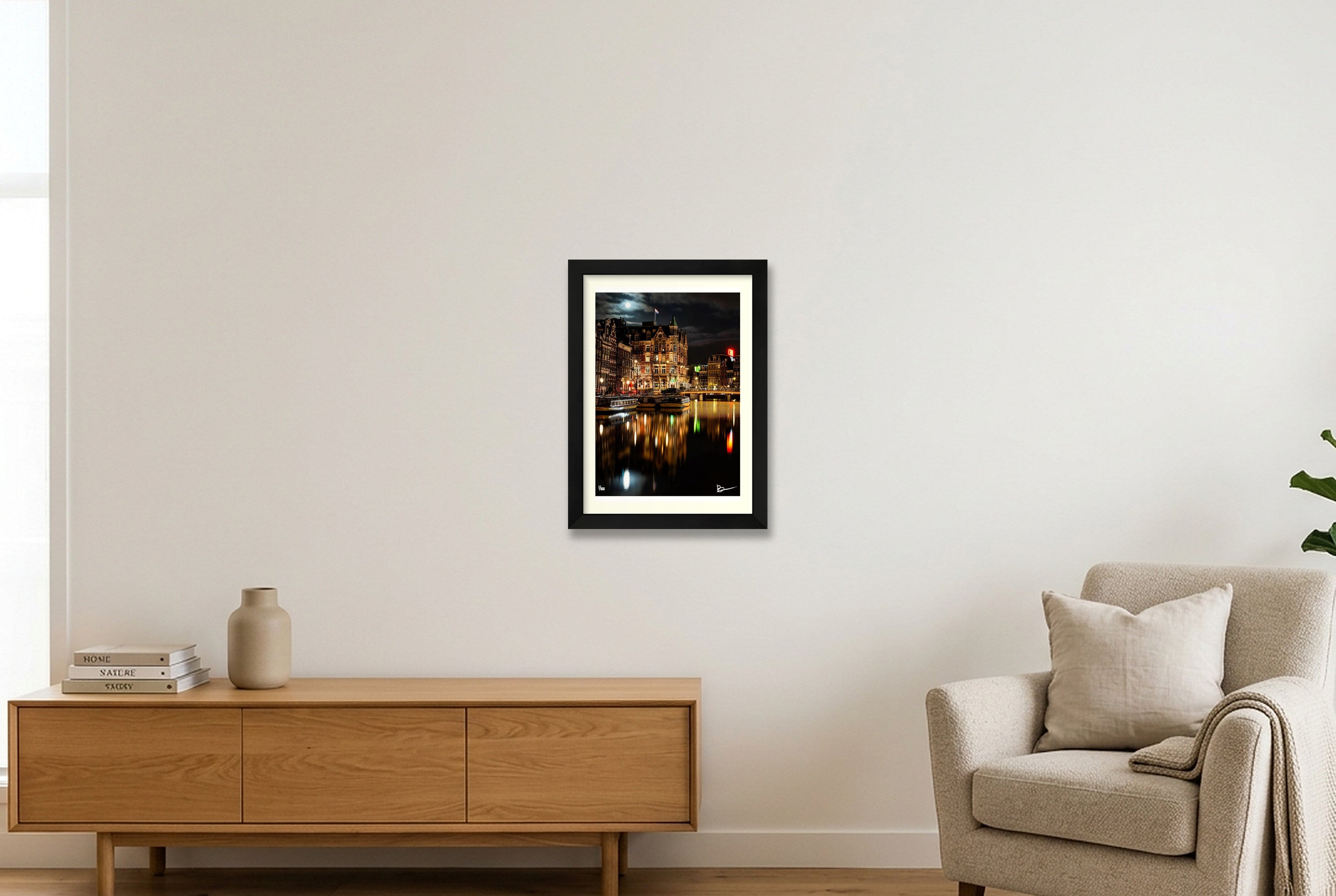 Hotel, Motel, Holidaying — A4 (21×30cm, 8×12") Black Frame